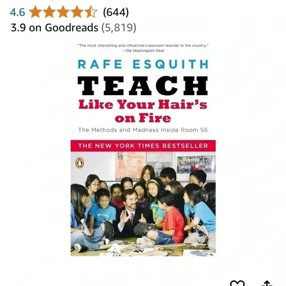 EUC Teach Like Your Hair is on Fire paperback - Picture 3 of 6
